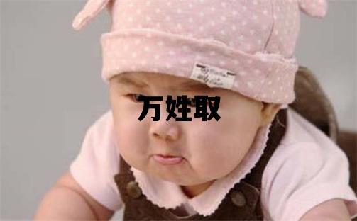 万姓取名优美的男宝宝名字