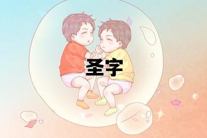 圣字取名的寓意和含义 男孩用圣字取名