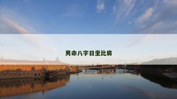 男命八字日坐比肩