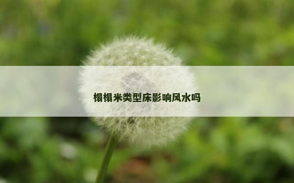 榻榻米类型床影响风水吗
