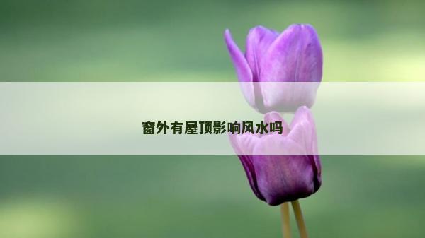 窗外有屋顶影响风水吗