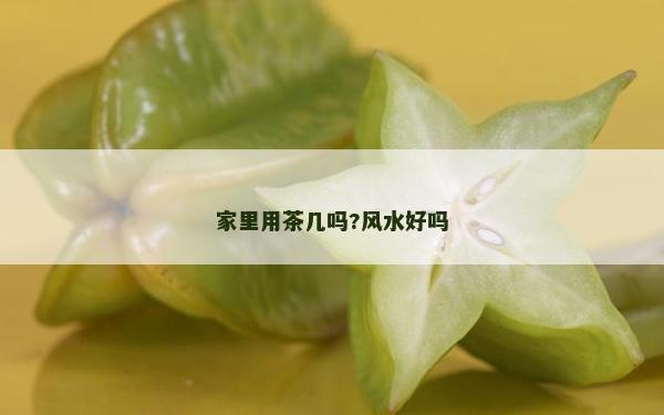 家里用茶几吗?风水好吗