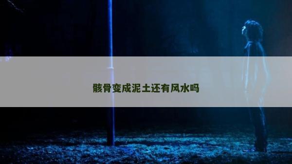 骸骨变成泥土还有风水吗