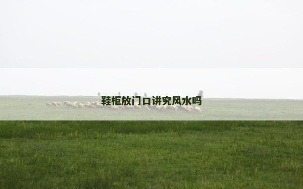 鞋柜放门口讲究风水吗