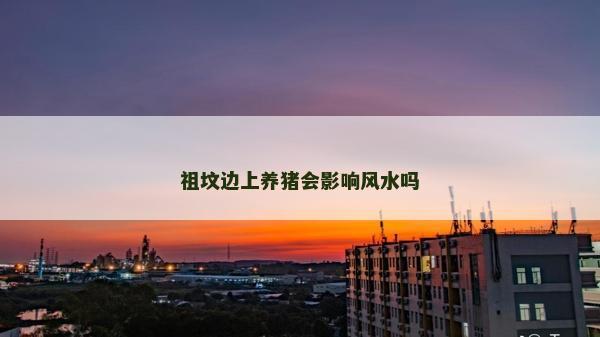 祖坟边上养猪会影响风水吗