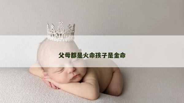 父母都是火命孩子是金命