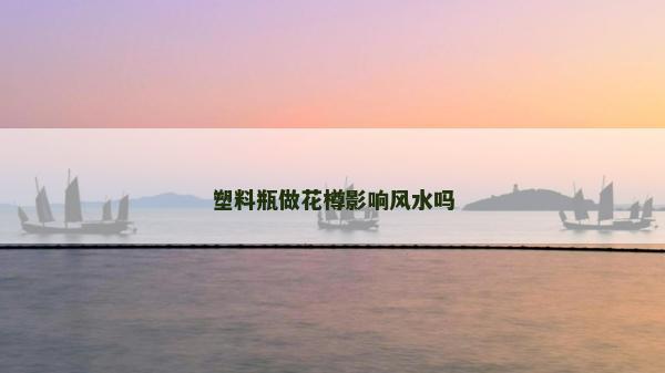 塑料瓶做花樽影响风水吗
