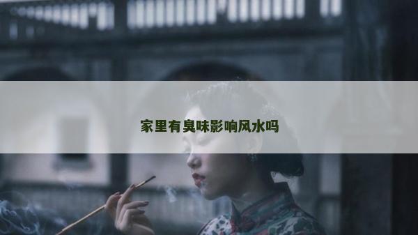 家里有臭味影响风水吗