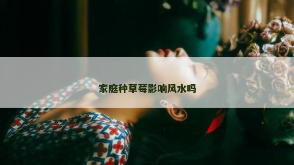 家庭种草莓影响风水吗