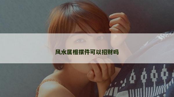 风水属相摆件可以招财吗