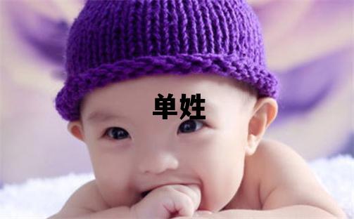单姓有创意的男宝宝名字