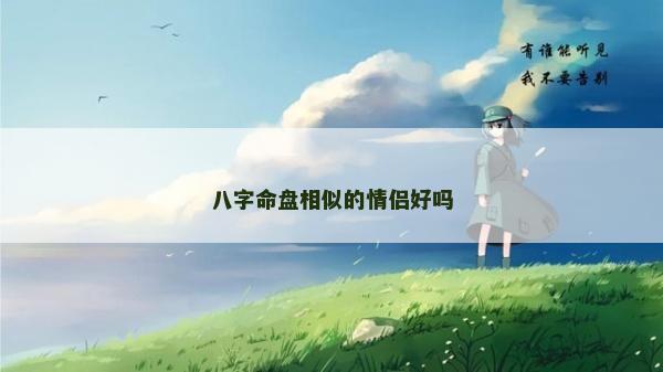 八字命盘相似的情侣好吗