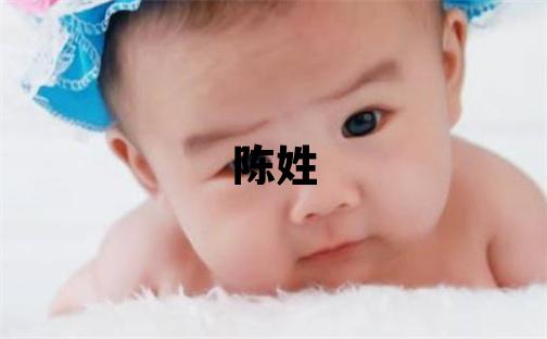 陈姓有新意的女宝宝名字