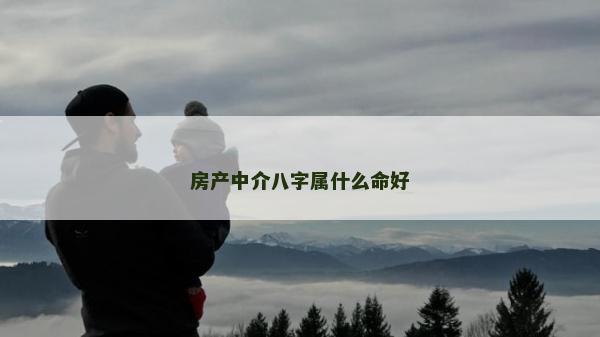 房产中介八字属什么命好