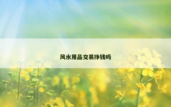 风水用品交易挣钱吗
