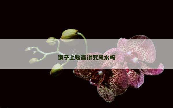 镜子上贴画讲究风水吗
