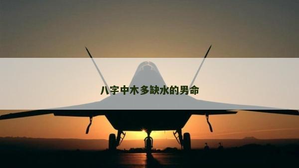 八字中木多缺水的男命
