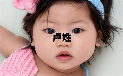 卢姓取名吉利的男宝宝名字