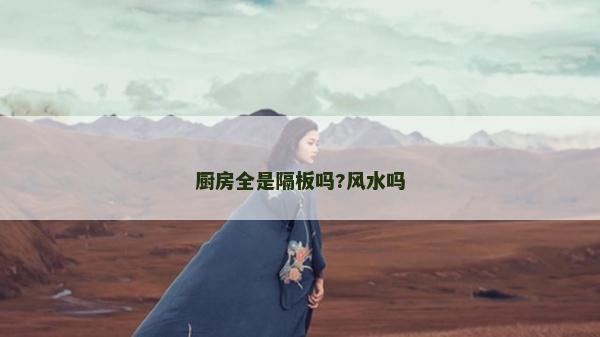 厨房全是隔板吗?风水吗