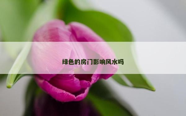 绿色的房门影响风水吗