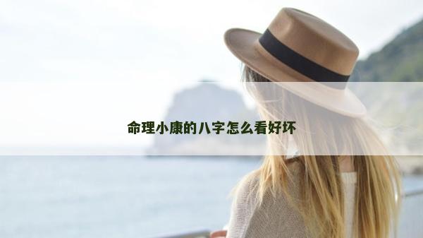 命理小康的八字怎么看好坏