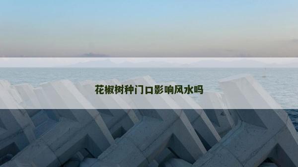 花椒树种门口影响风水吗