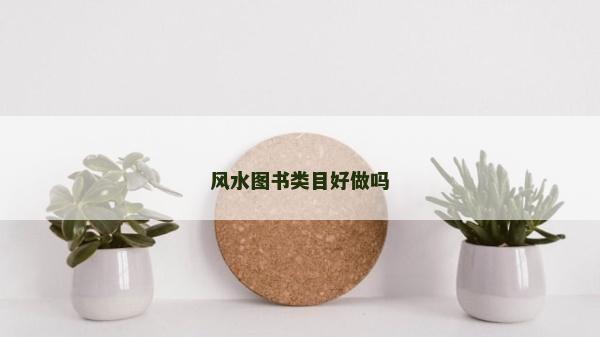 风水图书类目好做吗