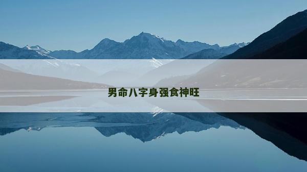 男命八字身强食神旺