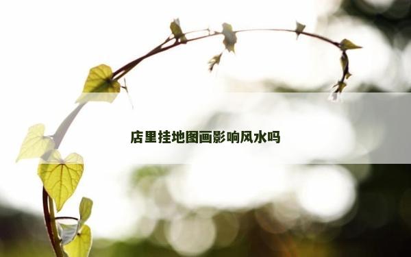 店里挂地图画影响风水吗