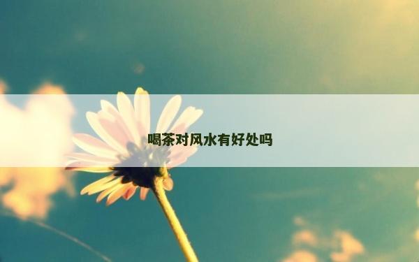 喝茶对风水有好处吗