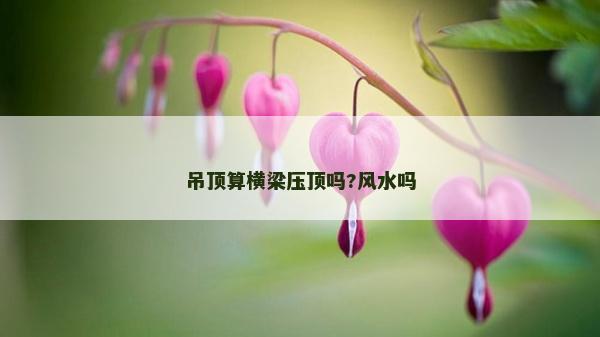吊顶算横梁压顶吗?风水吗