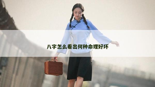 八字怎么看出何种命理好坏