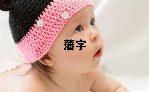 藩字取名的寓意 藩字取名的寓意男孩