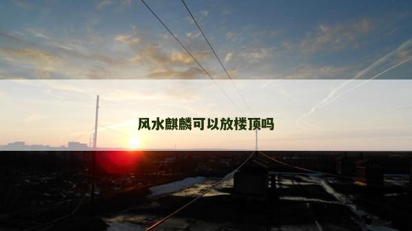 风水麒麟可以放楼顶吗