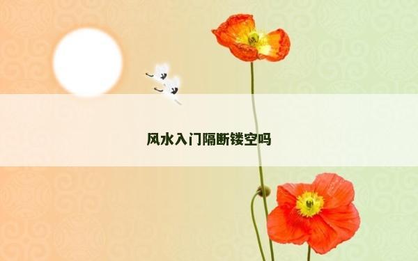 风水入门隔断镂空吗