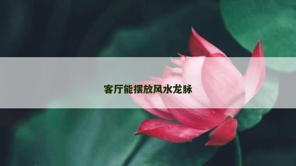 客厅能摆放风水龙脉
