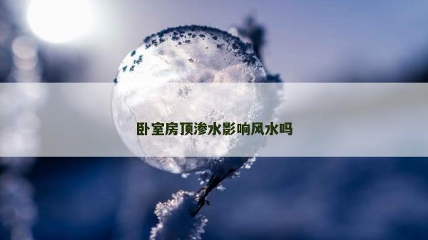 卧室房顶渗水影响风水吗