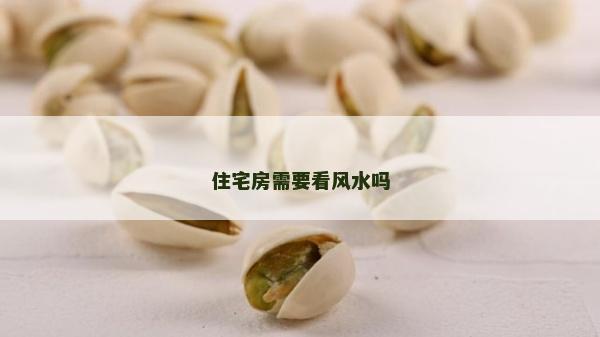 住宅房需要看风水吗