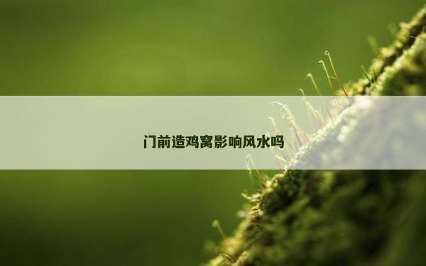 门前造鸡窝影响风水吗