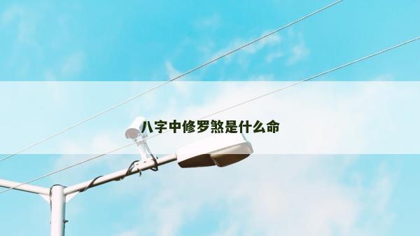 八字中修罗煞是什么命