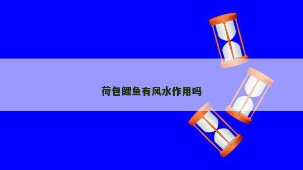 荷包鲤鱼有风水作用吗