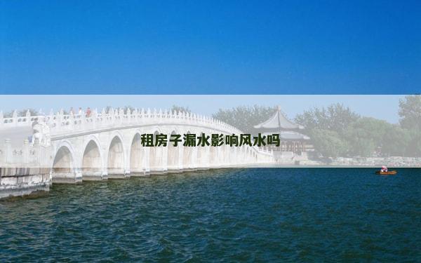 租房子漏水影响风水吗