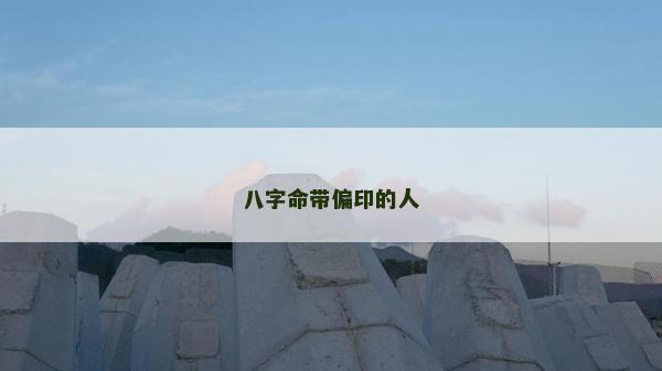 八字命带偏印的人