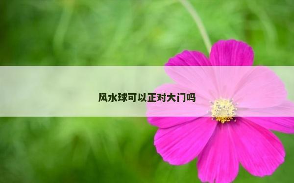 风水球可以正对大门吗