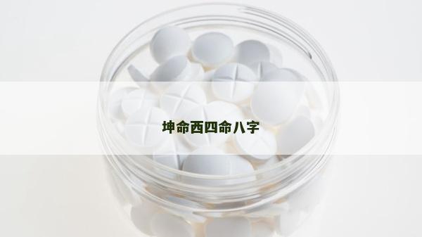 坤命西四命八字