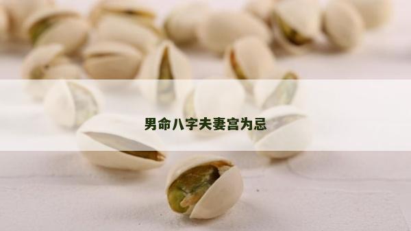 男命八字夫妻宫为忌