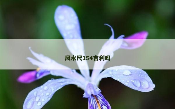 风水尺154吉利吗