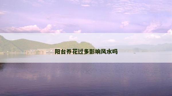 阳台养花过多影响风水吗
