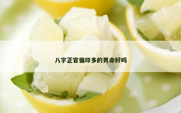 八字正官偏印多的男命好吗
