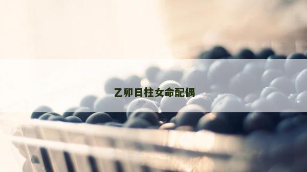 乙卯日柱女命配偶
